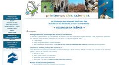 Desktop Screenshot of printempsdessciences.fpms.ac.be