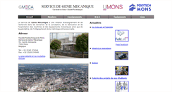 Desktop Screenshot of geniemeca.fpms.ac.be